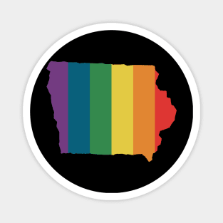 Iowa State Rainbow Magnet